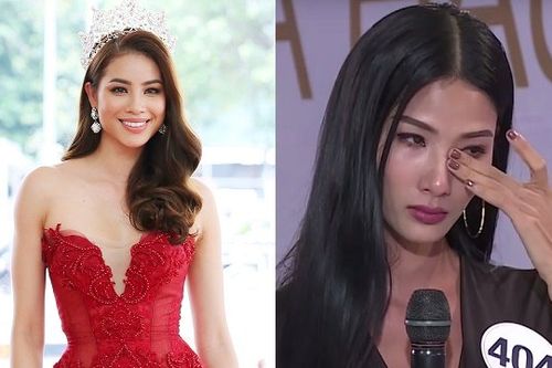Hoàng Thùy bật khóc nức nở khi bị Phạm Hương chất vấn