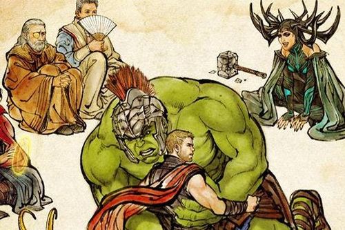 Doctor Strange lần đầu xuất hiện trên poster 'Thor: Ragnarok' với phiên bản 'dễ thương muốn xỉu'