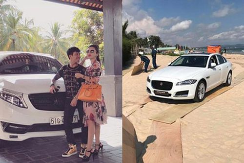 Minh Nhựa tặng vợ xe sang Jaguar XF tiền tỷ