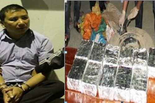 Nhồi 40 bánh heroin trong lốp ô tô, kiếm hụt 150 triệu đồng