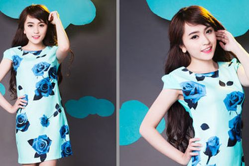 Đầm họa tiết hoa hồng – Lựa chọn số 1 cho mùa thu