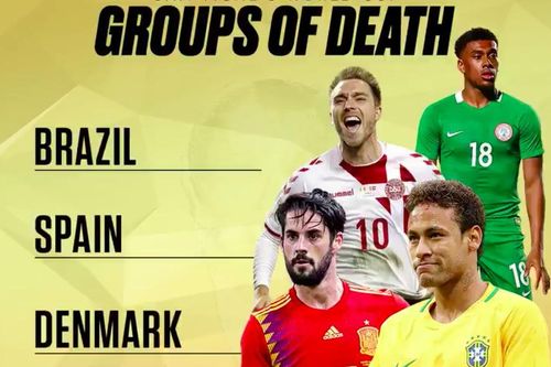 Khả năng có nhiều bảng tử thần ở World Cup 2018