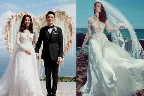 Váy cưới của sao nữ châu Á được may bởi những thương hiệu nào?