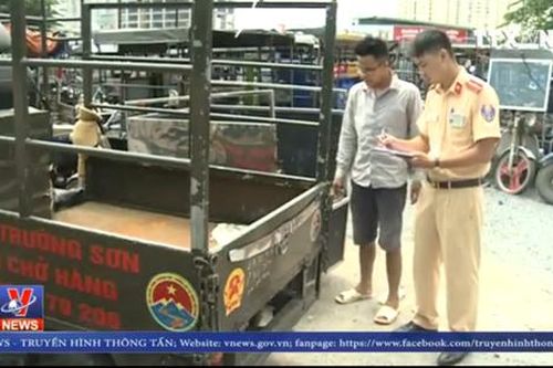 Từ 30/6/2018, Hà Nội tịch thu xe ba bánh tự chế