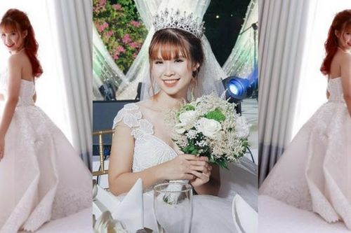 Khởi My chọn 5 bộ váy cưới 'trắng tinh khôi' trong ngày lên xe hoa cùng ông xã kém 4 tuổi