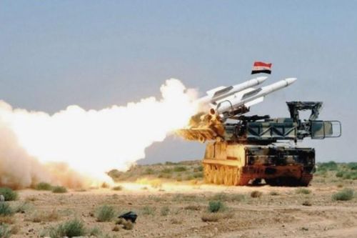 Tổ hợp tên lửa SAM Buk – M2E Syria bắn rơi 3 tên lửa đất đối đất Israel