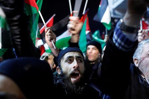 Biểu tình phản đối việc công nhận Jerusalem là thủ đô Israel