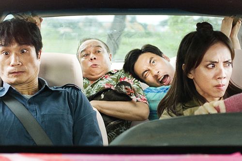 Phim hài Tết '798Mười' hé lộ bộ tứ bá đạo: Thu Trang, Kiều Minh Tuấn, Dustin và… con vịt