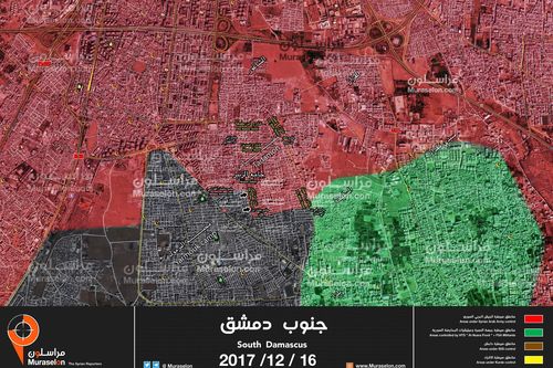 Chiến sự Syria: Quân Assad đánh bật IS khỏi ven Damascus