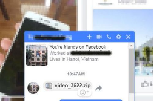 Virus đào tiền ảo dạng file zip lây lan chóng mặt qua Facebook Messenger
