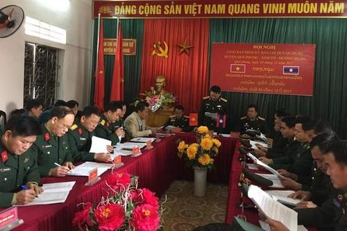 Tăng cường hợp tác, bảo vệ đường biên 2 nước Việt - Lào