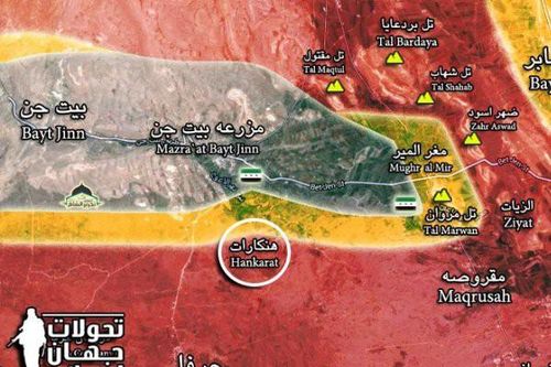 Quân đội Syria thắt chặt vòng vây căn cứ của HTS gần cao nguyên Golan