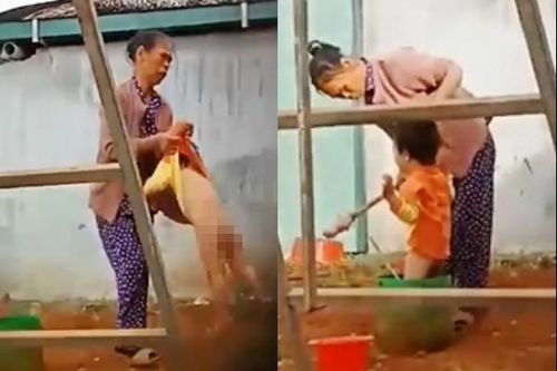Đắk Nông: Một cháu bé bị bạo hành giữa trời đông