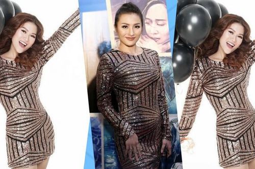 Đụng đầm body kim sa, Ngọc Thanh Tâm cạnh tranh độ gợi cảm khó cưỡng với Trương Nhi