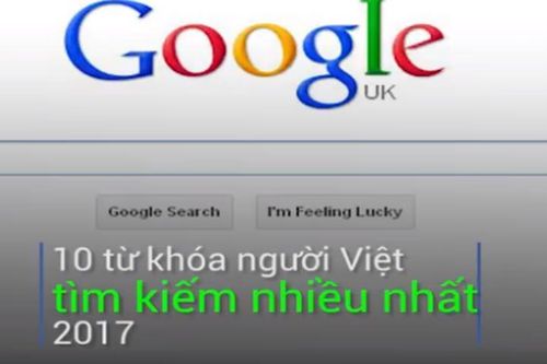 Top 10 từ khóa được người Việt tìm kiếm nhiều nhất trên Google