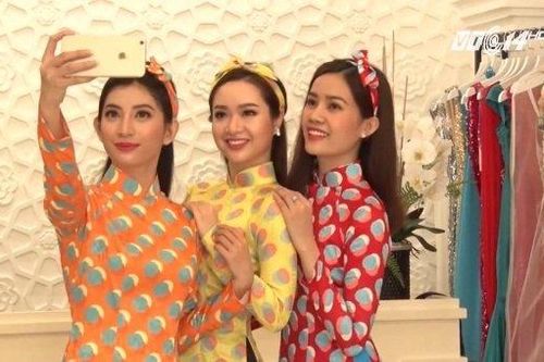 Áo dài Cô Ba: Xu hướng thời trang Tết 2018