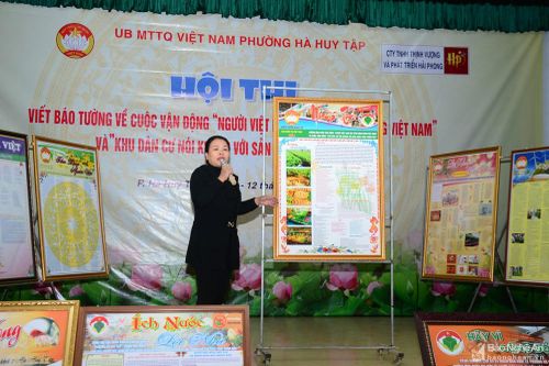Hội thi khu dân cư nói không với thực phẩm bẩn