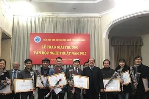 Trao giải thưởng Văn học nghệ thuật Việt Nam 2017