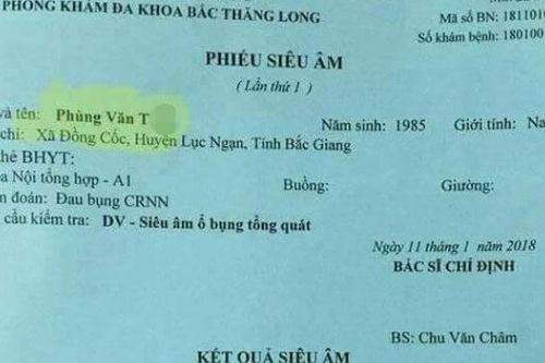 Nam bệnh nhân hốt hoảng nhận phiếu siêu âm… buồng trứng không có gì bất thường