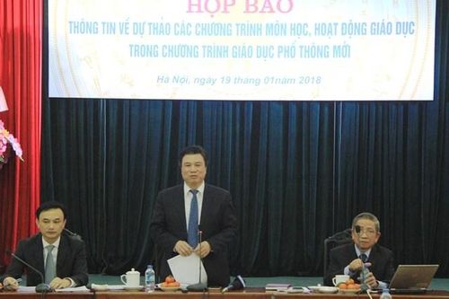 Công bố dự thảo Chương trình môn học mới với 20 môn học và hoạt động giáo dục