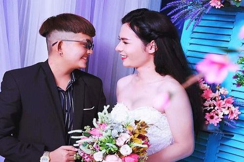 Bộ ảnh cưới 'chụp trước, cưới sau' của cặp đôi hoán đổi giới tính cho nhau