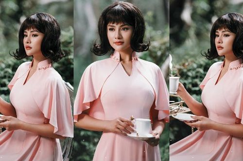 Vũ Thu Phương tái xuất kiêu kỳ trong tà Áo dài 'Phượng hoàng' do chính cô thiết kế