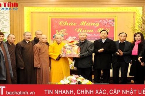 Giáo hội Phật giáo chúc Đảng bộ, nhân dân Hà Tĩnh bình an, khang thái