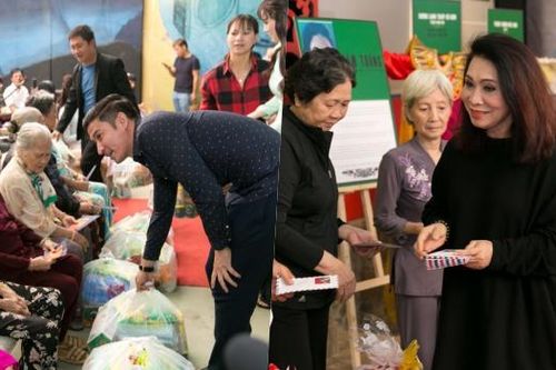 NSND Bạch Tuyết, Huy Khánh mang Tết sớm đến viện dưỡng lão nghệ sĩ