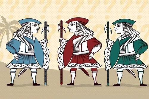 Câu đố phân biệt hiệp sĩ, nô lệ và điệp viên