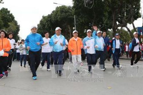 Tổ chức 'Ngày chạy Olympic vì sức khỏe toàn dân năm 2018'
