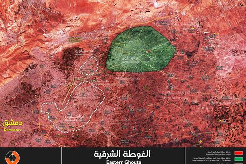 Sào huyệt thánh chiến Đông Ghouta sắp hoàn toàn giải phóng, quân đội Syria cứu hàng nghìn người ở Douma