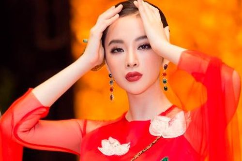 Angela Phương Trinh diện áo dài đính đá quý ở Lễ hội áo dài 2018