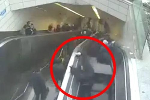 Video thang cuốn 'nuốt chửng' người đàn ông