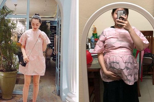 Hỏi 'bầu to mặc được váy này không?', chủ shop chắc nịch là được và đây là kết quả