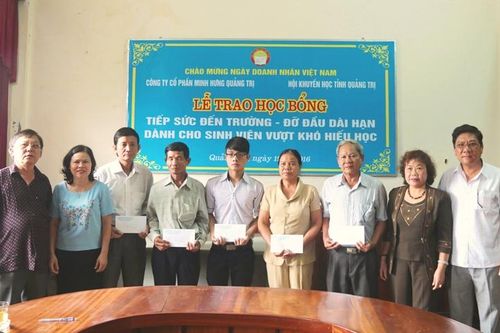 Quảng Trị: Nhiều doanh nghiệp kinh doanh, sản xuất vật liệu xây dựng chung tay mang yêu thương đến với cộng đồng