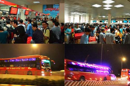 'Xe dù, bến cóc' điêu đứng trong cao điểm phục vụ Tết Mậu Tuất