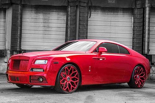 Siêu xe sang Rolls-Royce Wraith đỏ 'như tôm luộc' nhờ Mansory