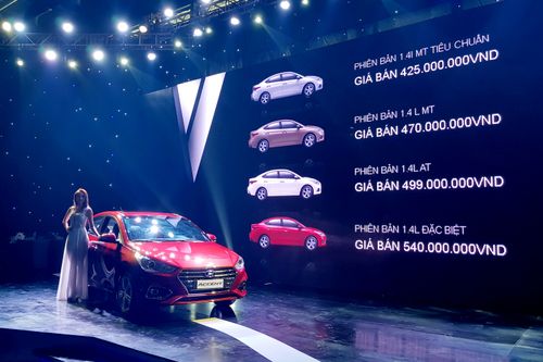 Bảng giá Hyundai tháng 5: Bổ sung giá Accent 2018