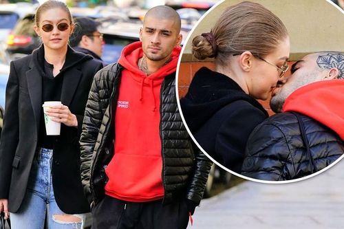 Gigi Hadid và Zayn Malik hôn nhau trên phố sau hơn 1 tháng chia tay