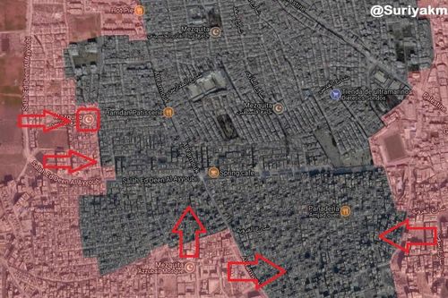 Không quân Nga-Syria dồn dập dội lửa yểm trợ tấn công chia cắt IS tại tử địa Yarmouk