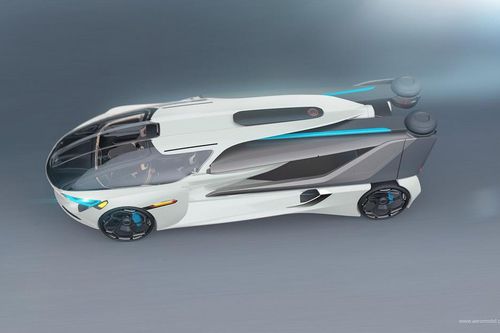 Concept ôtô bay với 4 ghế ngồi và chế độ bay tự động