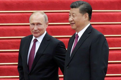 Những hình ảnh đầu tiên về lễ đón Tổng thống Putin tại Trung Quốc