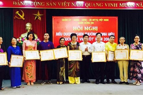 Quận Đống Đa biểu dương 59 gương người tốt, việc tốt