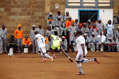 Bất ngờ giải đấu 'World Cup' trong nhà tù Kenya