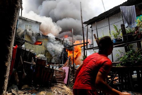 'Bà hỏa' liên tục hoành hành khu ổ chuột ở thủ đô Philippines