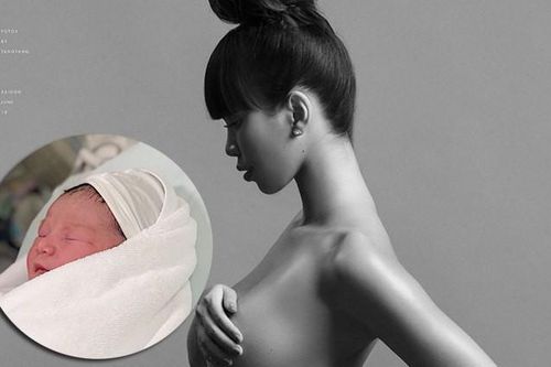 Hé lộ hình ảnh đầu tiên về con gái đầu lòng của siêu mẫu Hà Anh