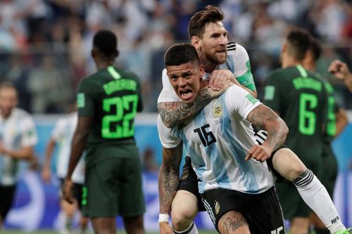 Chật vật hạ Nigeria, Argentina hẹn Pháp ở vòng 1/8 World Cup