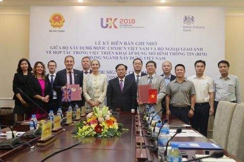 Bộ Xây dựng và Bộ Ngoại giao Anh hợp tác phát triển mô hình BIM trong xây dựng