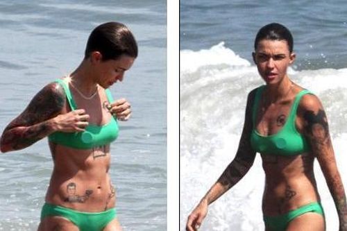 Mỹ nhân Hollywood diện bikini bé xíu khoe cơ thể hơn 65 hình xăm