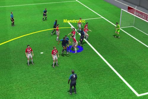 Pha đánh đầu phản lưới nhà của Mandzukic dưới góc nhìn 3D
